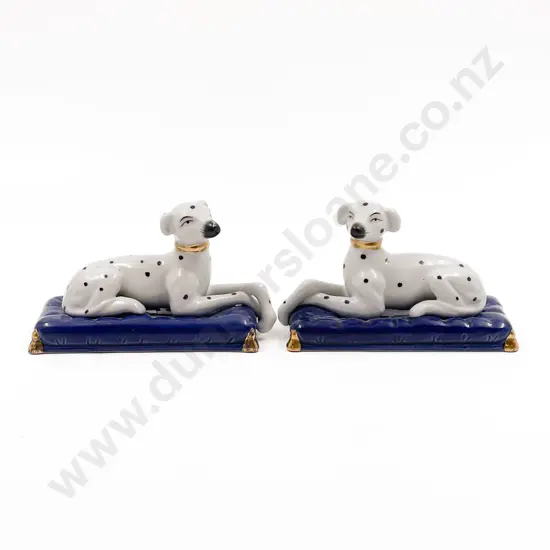 Pair of Seated Dog Ornaments