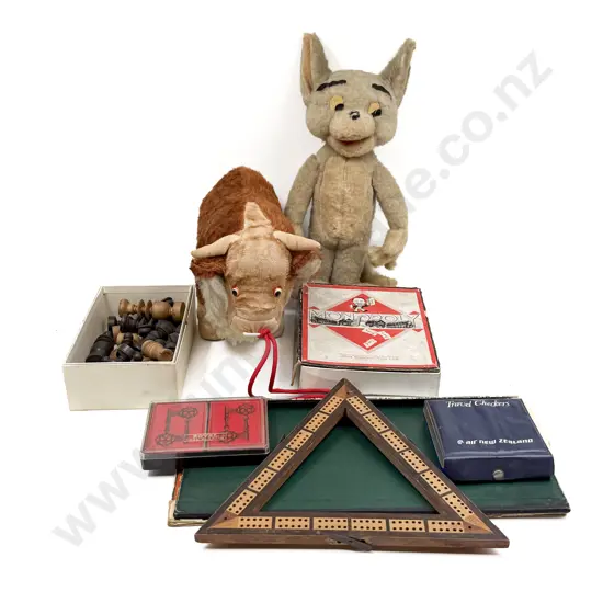 Box Quantity of Assorted Vintage Board Games etc