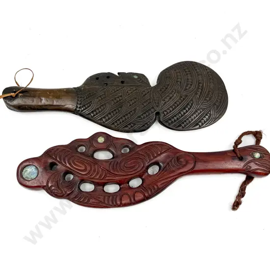 Two Wooden Tourist Ware Kotiate