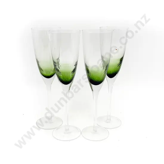 Four Champagne Flutes