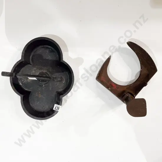 Wrought Iron Boot Scraper & Shoe Last