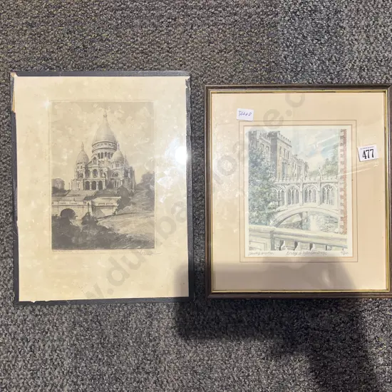 Philip Martin Ltd Edition together with Etching