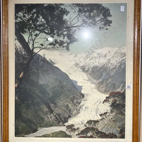 Unknown Artist - "Franz Josef Glacier" - Photographic Study