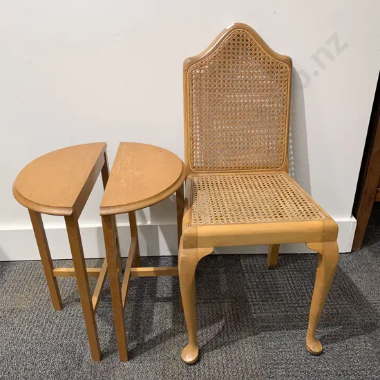 Wycombe Backed Side Chair & Pair Side Tables