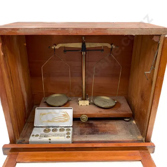 Cased Scientific Balance Scales