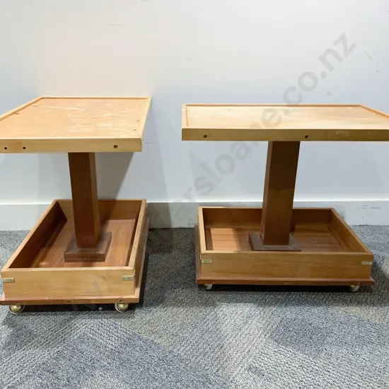 Pair Table Trolleys