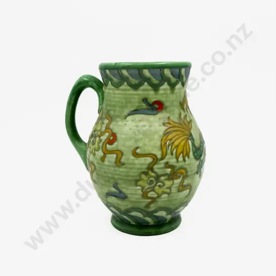 Crown Ducal Sighed Charlotte Rhead Dragon Decorated Jug