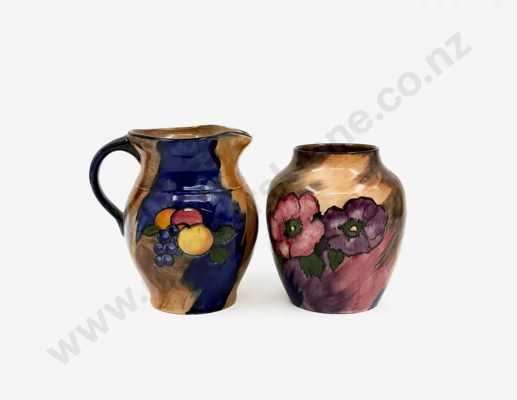 Tunstall Autumn Pattern Vase & Jug Image 1++