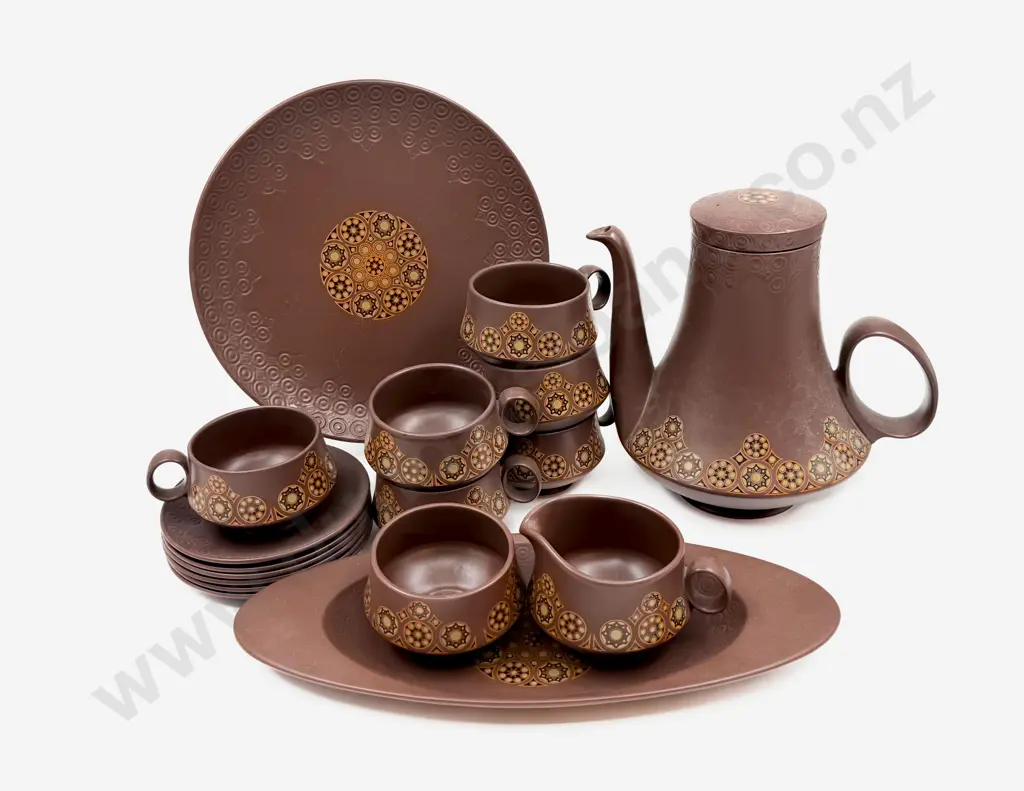 Carlton Ware Mid C20th 17 Piece Coffee Set Image 1++