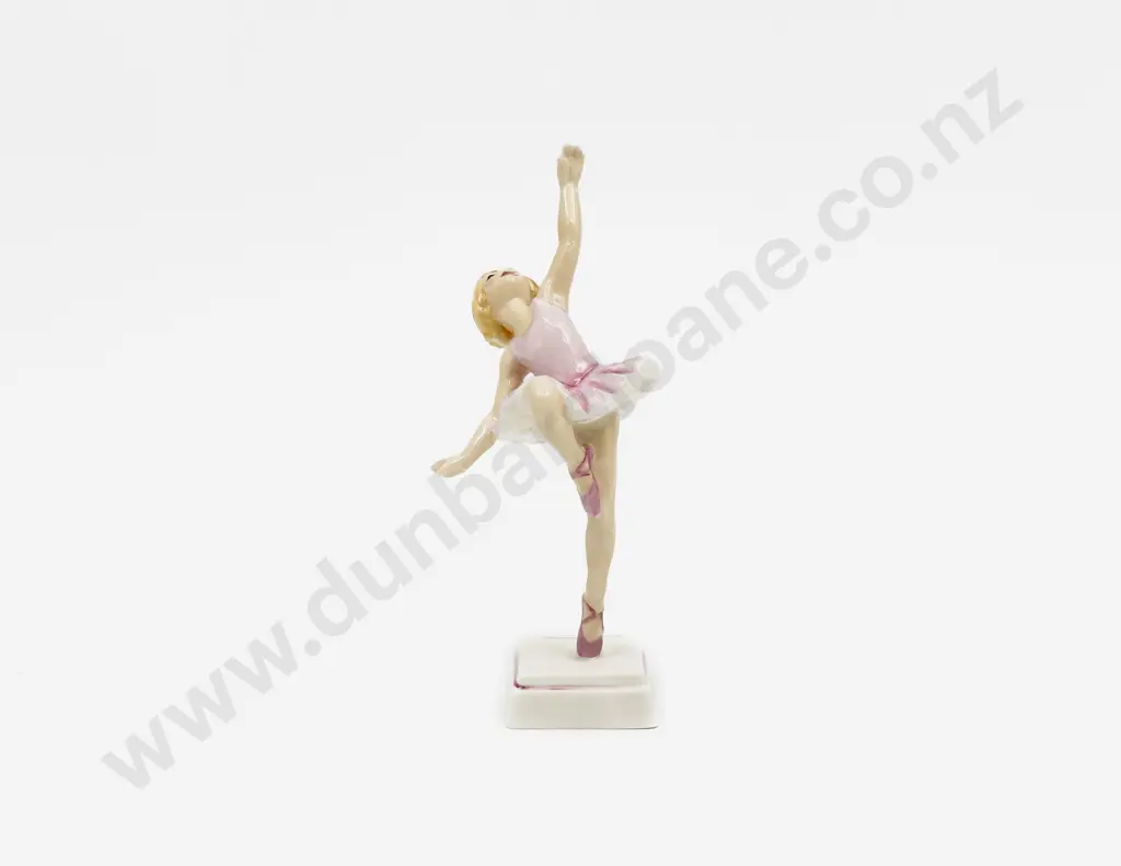 Royal Worcester Figure Ballerina Modelled by F G Doughty Image 1++