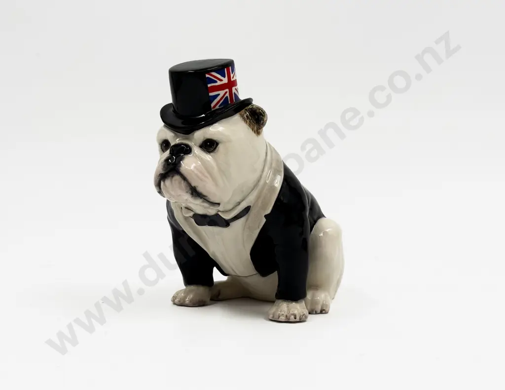 Royal Doulton The British Bulldog DA228 White Special Edition of 1000 Image 1++