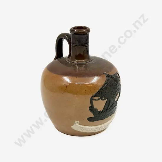 Doulton Lambeth Stoneware Whiskey Bottle