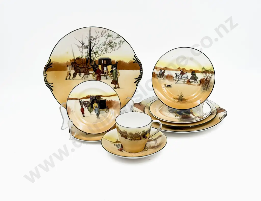 Royal Doulton Coaching Scenes Series Ware Image 1++