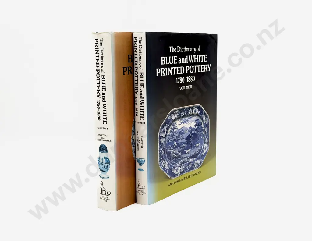 Reference The Dictionary of Blue & white Printed Pottery 1780 - 1880 Vols I & II Image 1++