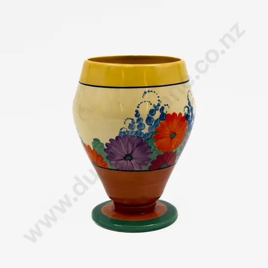 Clarice Cliff Bizarre Gayday Pattern Vase
