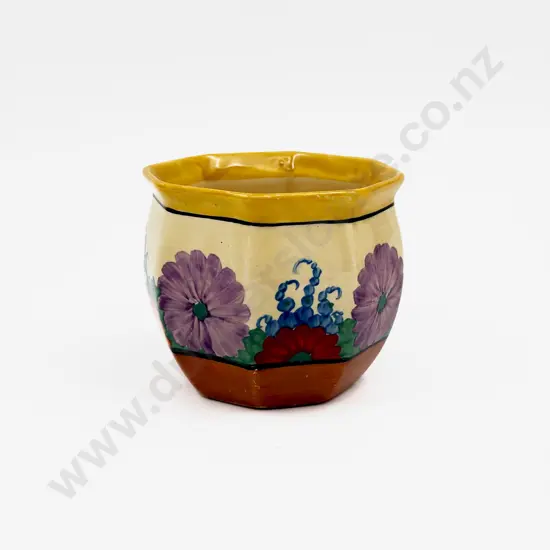 Clarice Cliff Bizarre Gayday Pattern Posy Pot