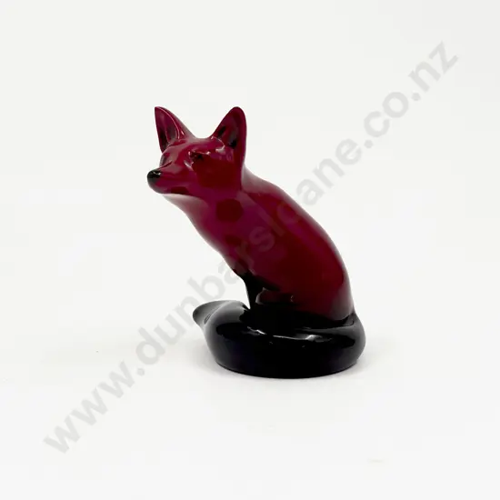 RD Flambe Fox Figure