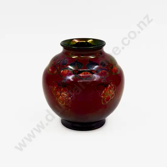 Royal Lancastrian Studio Decorated Lustre Vase