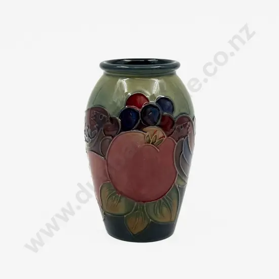 Moorcroft C1980 Finch & Pomegranate Pattern Posy Vase