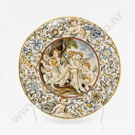Antique Italian Majolica Plate