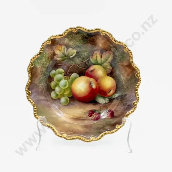 Royal Worcester Shaped Circular Plate