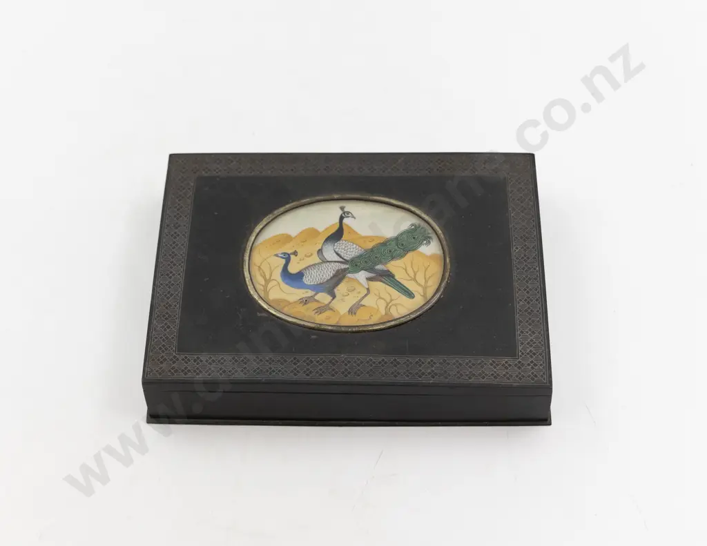 Indian Blued Steel Desk Box Image 1++