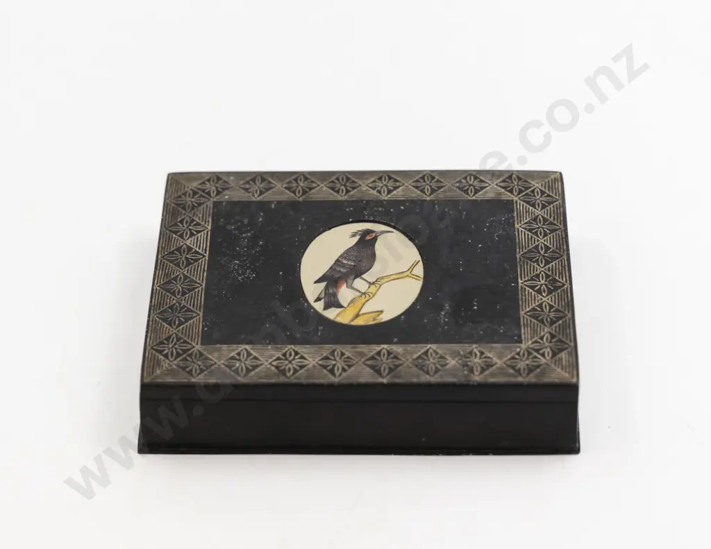 Indian Blued Steel Desk Box Image 1++