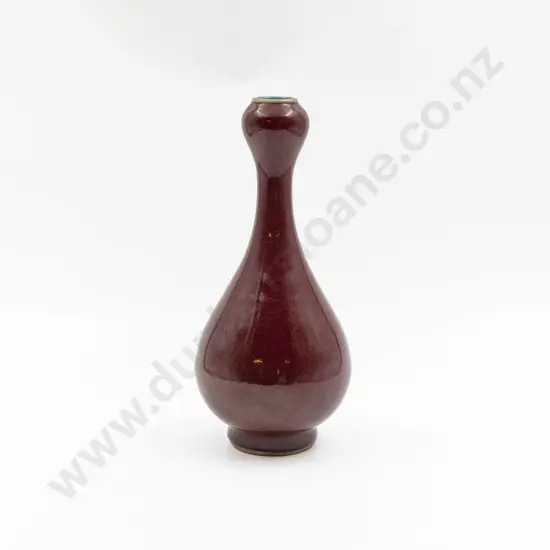 Early C20th Sang de Boeuf Specimen Vase