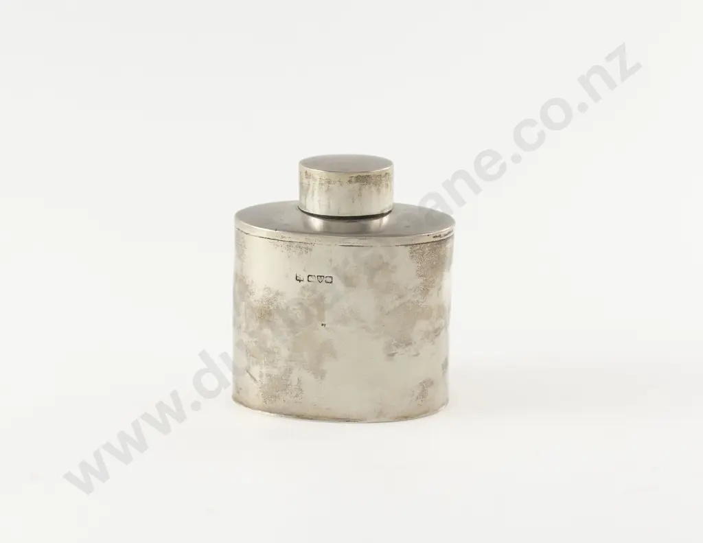 Edw VII S/S Tea Caddy Image 1++