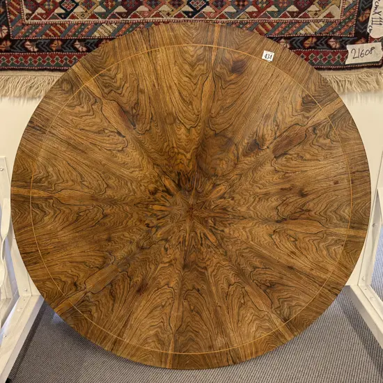 Rosewood Veneer Circular Table Top