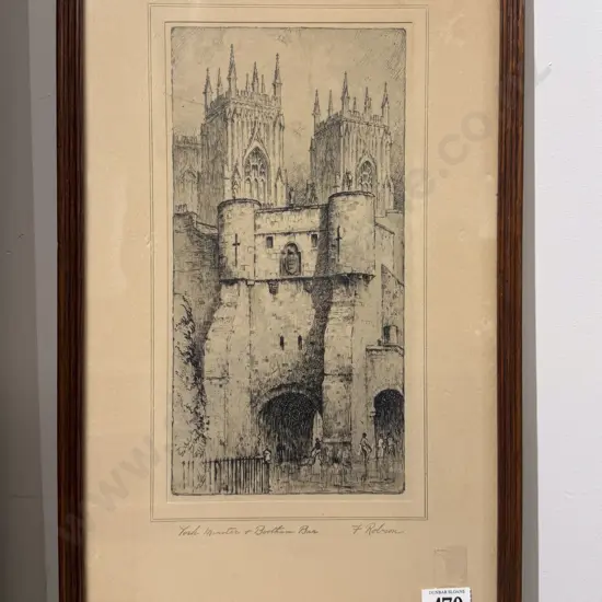 F Robson - York Minster & Bootham Bar