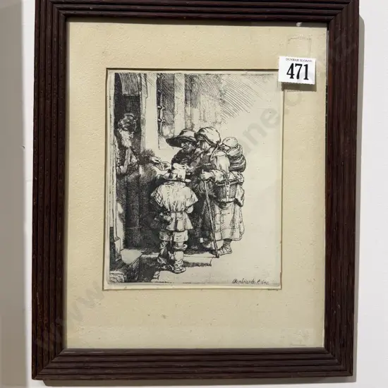 After Rembrandt van Rijn (Dutch 1606 - 1669) - Beggars