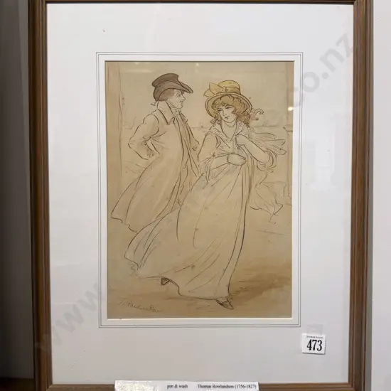 Thomas Rowlandson (British 1756 - 1827) - Two Lovers