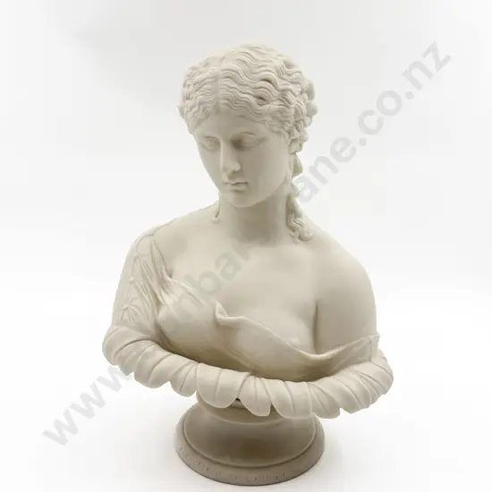 C19th Copeland Art Union of London Parian Ware Bust