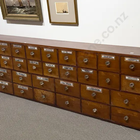 C19th Mahogany Apothecary Chest of Drawers
