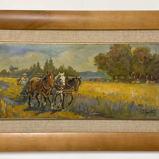 J Smith - Three Horse Plough Team