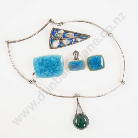 Niels Erik of Denmark S/S Nephrite Necklace