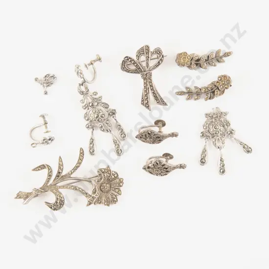 Collection of Vintage Marcasite Jewellery
