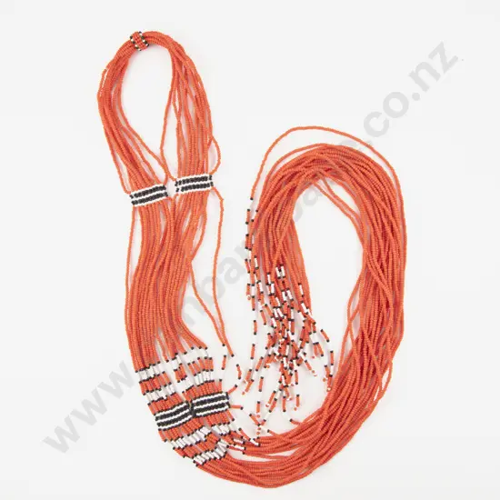 Vintage African Tribal Seed Bead Necklace