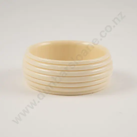 Vintage Carved Ivory Bangle