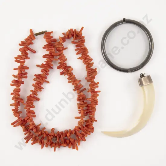 Single Strand Coral Necklace