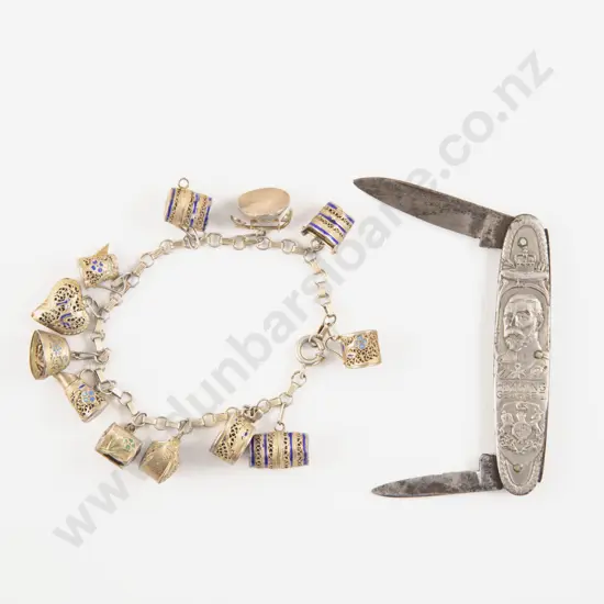 Geo V and Queen Mary Folding Pocket Knife