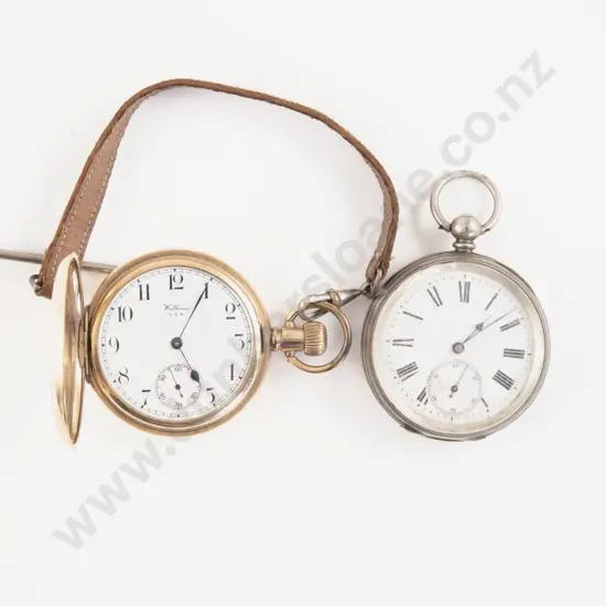 .935 Silver Open Faced Key Wind Pocket Watch
