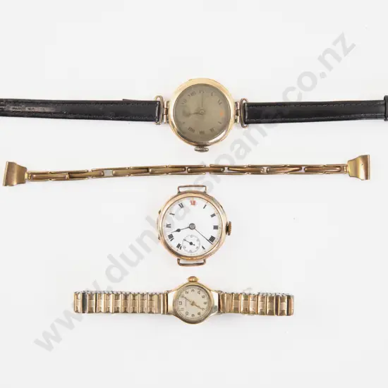 Vintage 18ct Cased Ladies Wrist Watch