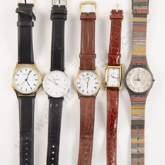 Five Various Gent and Ladies Wrist Watches