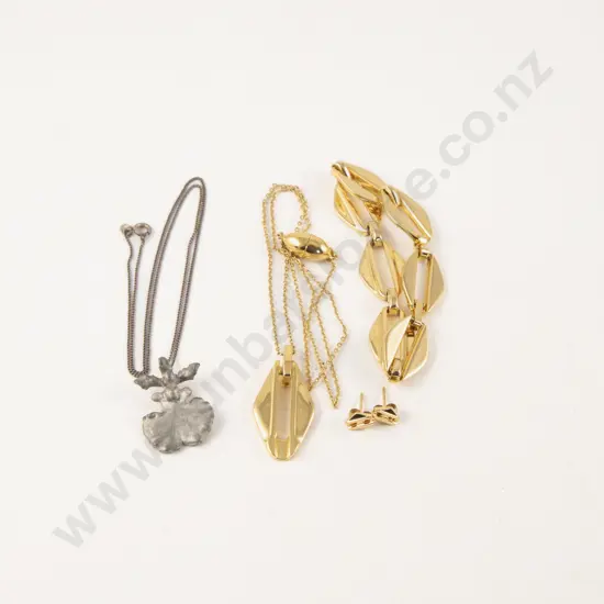 Pewter Pendant on .835 Silver Neck Chain