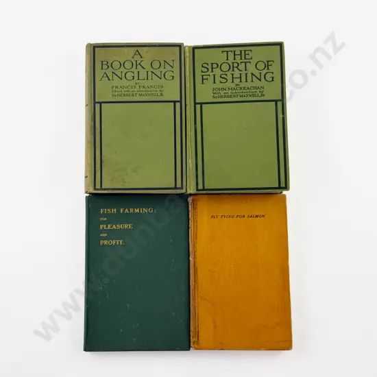 4 Vintage Books On Fishing