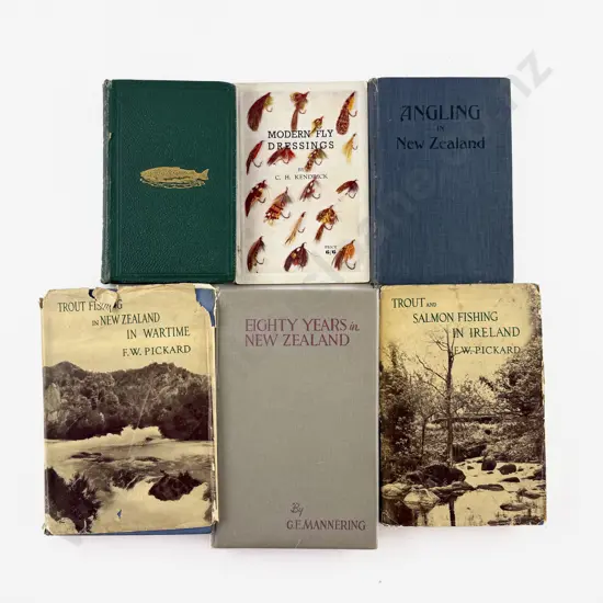6 Various Fishing Books