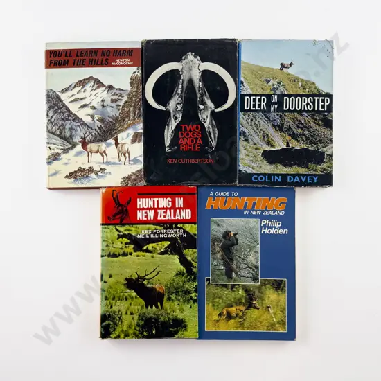 5 New Zealand Hunting Books