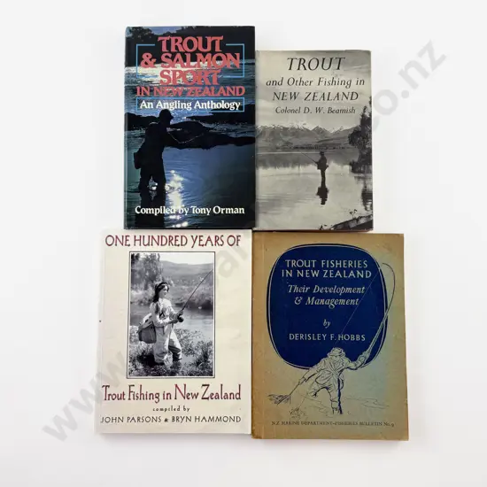 4 Books On Trout Fishing In New Zealand